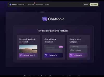 ChatSonic screenshot