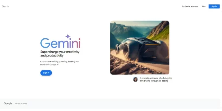 Gemini AI screenshot