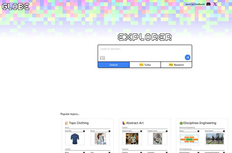 Globe Explorer AI screenshot