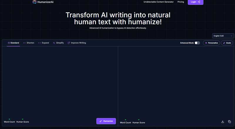 Humanizer AI screenshot