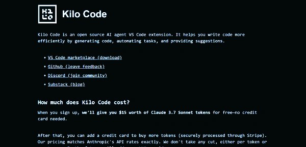 Kilo Code screenshot