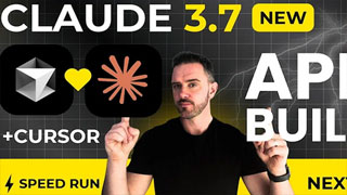 Full Stack App Build Claude 3.7 & Cursor AI thumbnail
